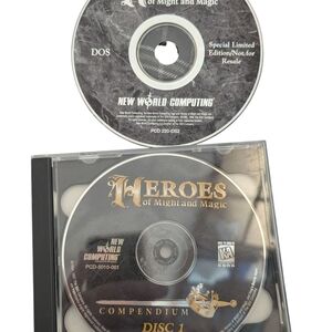 Vintage Heroes of Might and Magic Compendium Disc Set PC & DOS Dragons